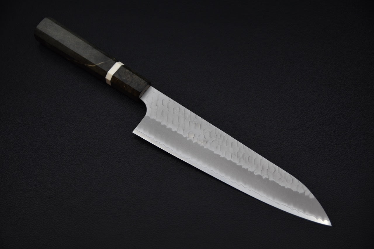 Nigara Hamono SG2 Migaki Tsuchime Gyuto 210mm Bouleau