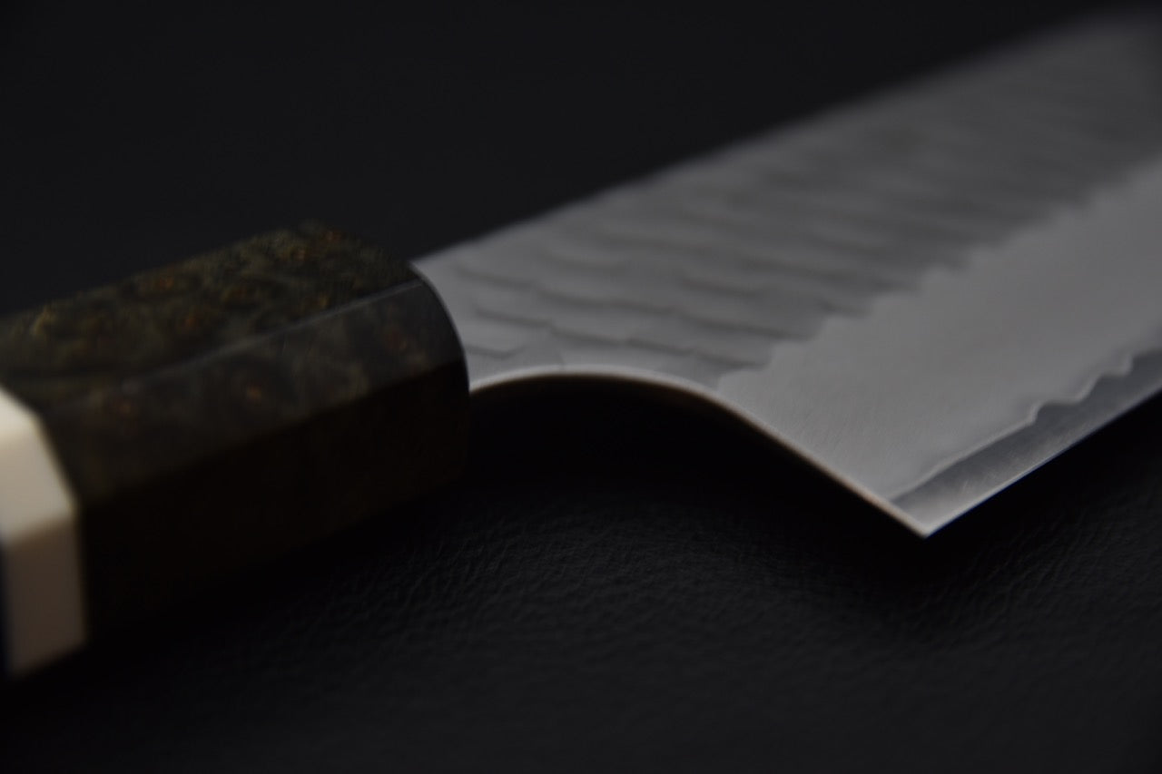 Nigara Hamono SG2 Migaki Tsuchime Gyuto 210mm Bouleau