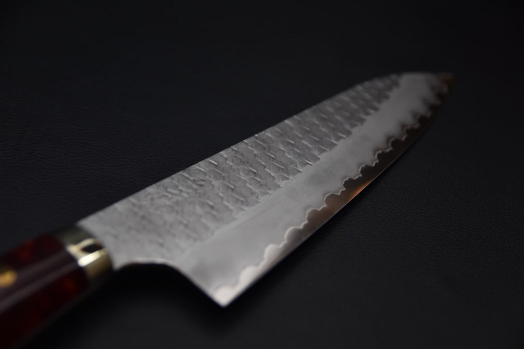 Nigara Hamono SG2 Migaki Tsuchime Gyuto 210mm Momiji