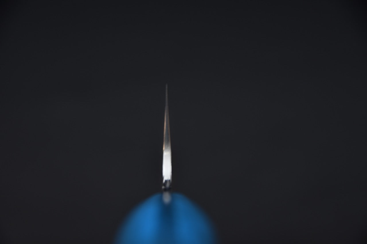 Nigara Hamono SG2 Migaki Tsuchime Gyuto 210mm Turquoise