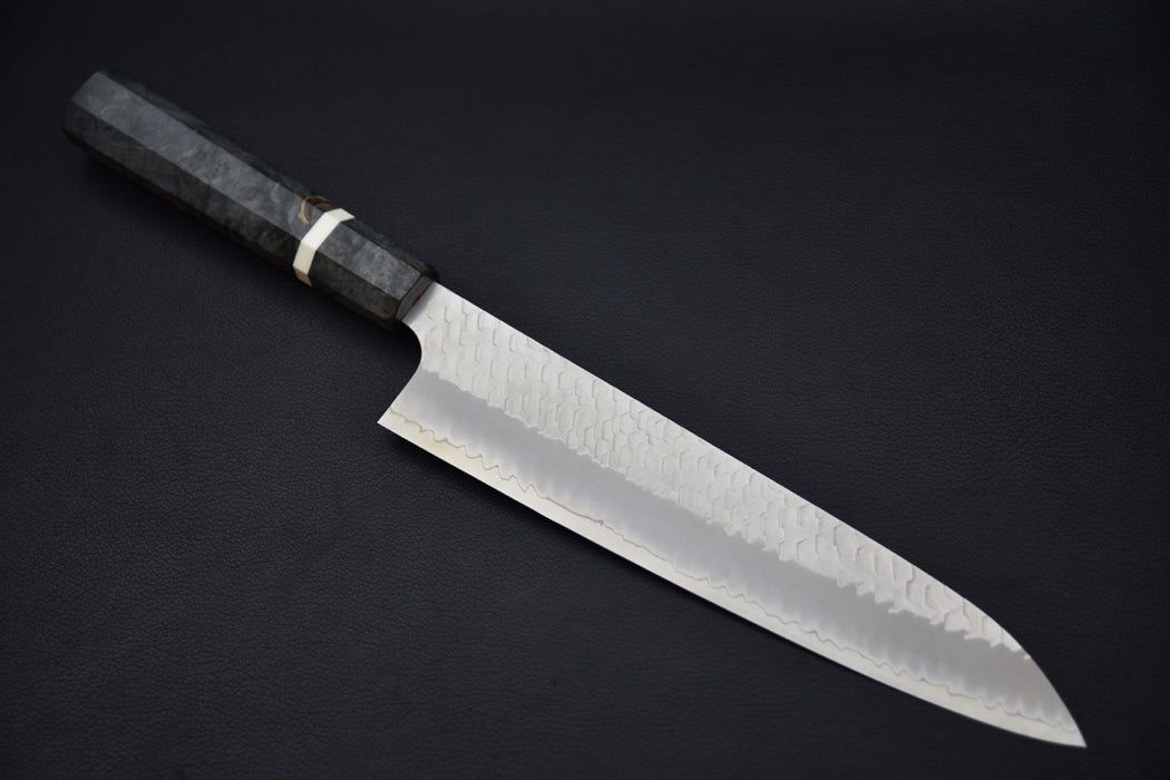 Nigara Hamono SG2 Migaki Tsuchime Gyuto 240mm Bouleau