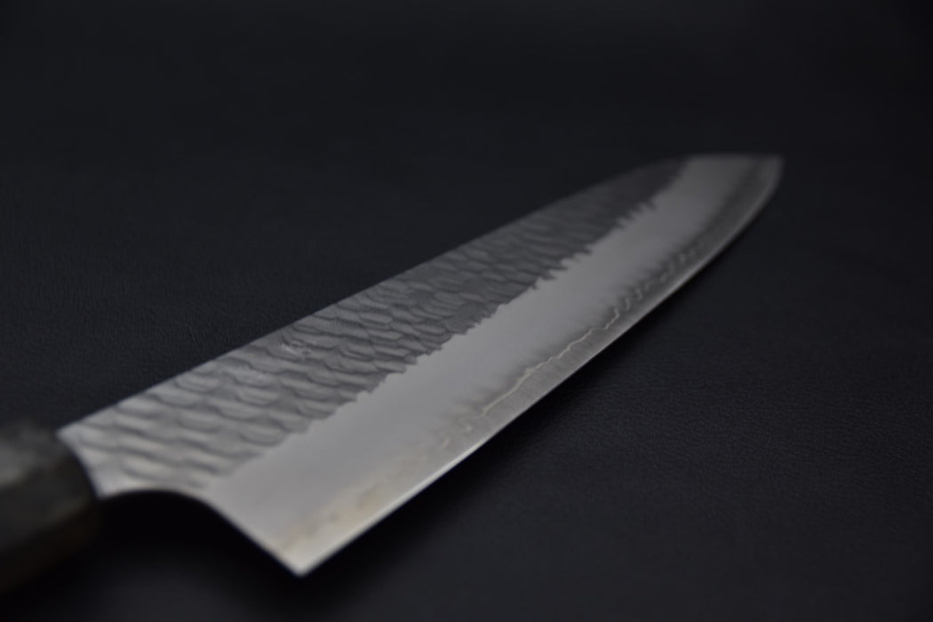 Nigara Hamono SG2 Migaki Tsuchime Gyuto 240mm Bouleau