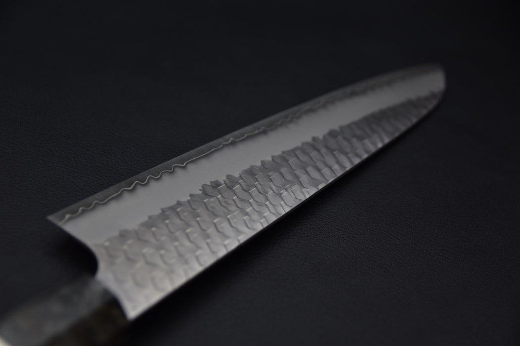 Nigara Hamono SG2 Migaki Tsuchime Gyuto 240mm Birch Wood