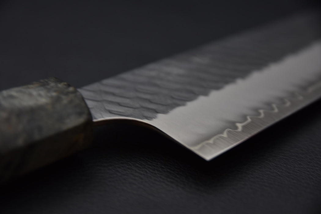 Nigara Hamono SG2 Migaki Tsuchime Gyuto 240mm Bouleau