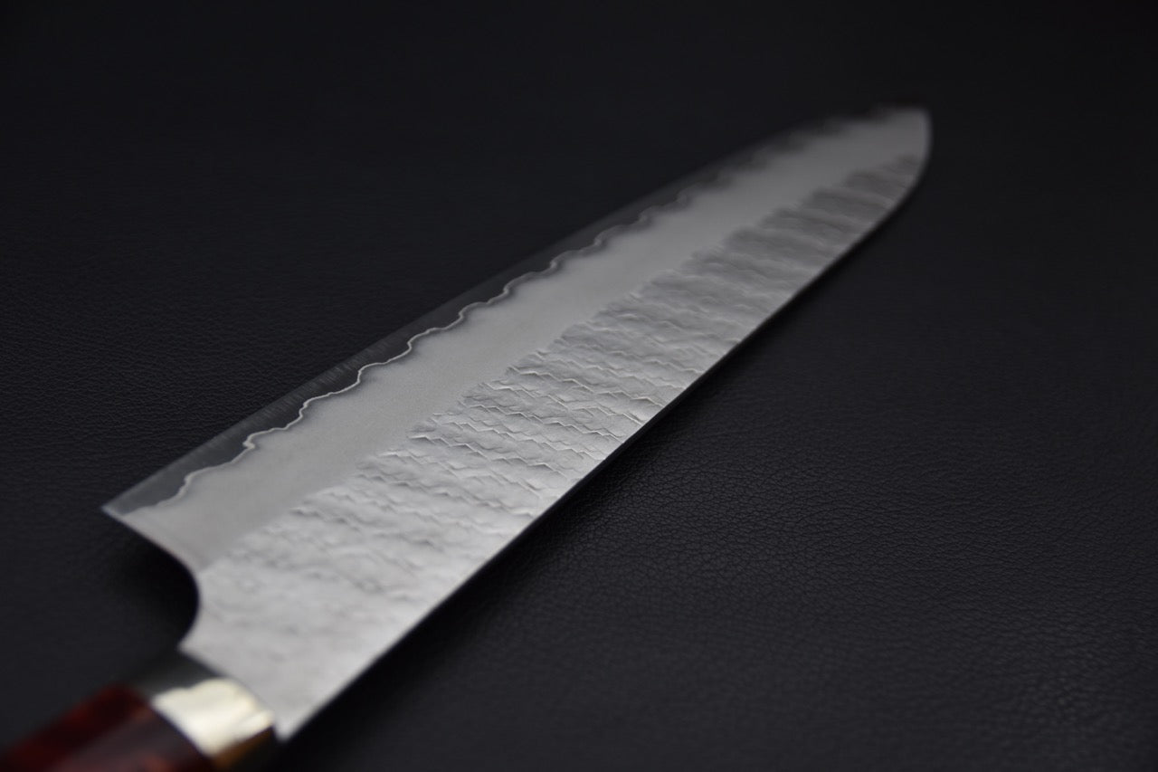 Nigara Hamono SG2 Migaki Tsuchime Gyuto 240mm Momiji