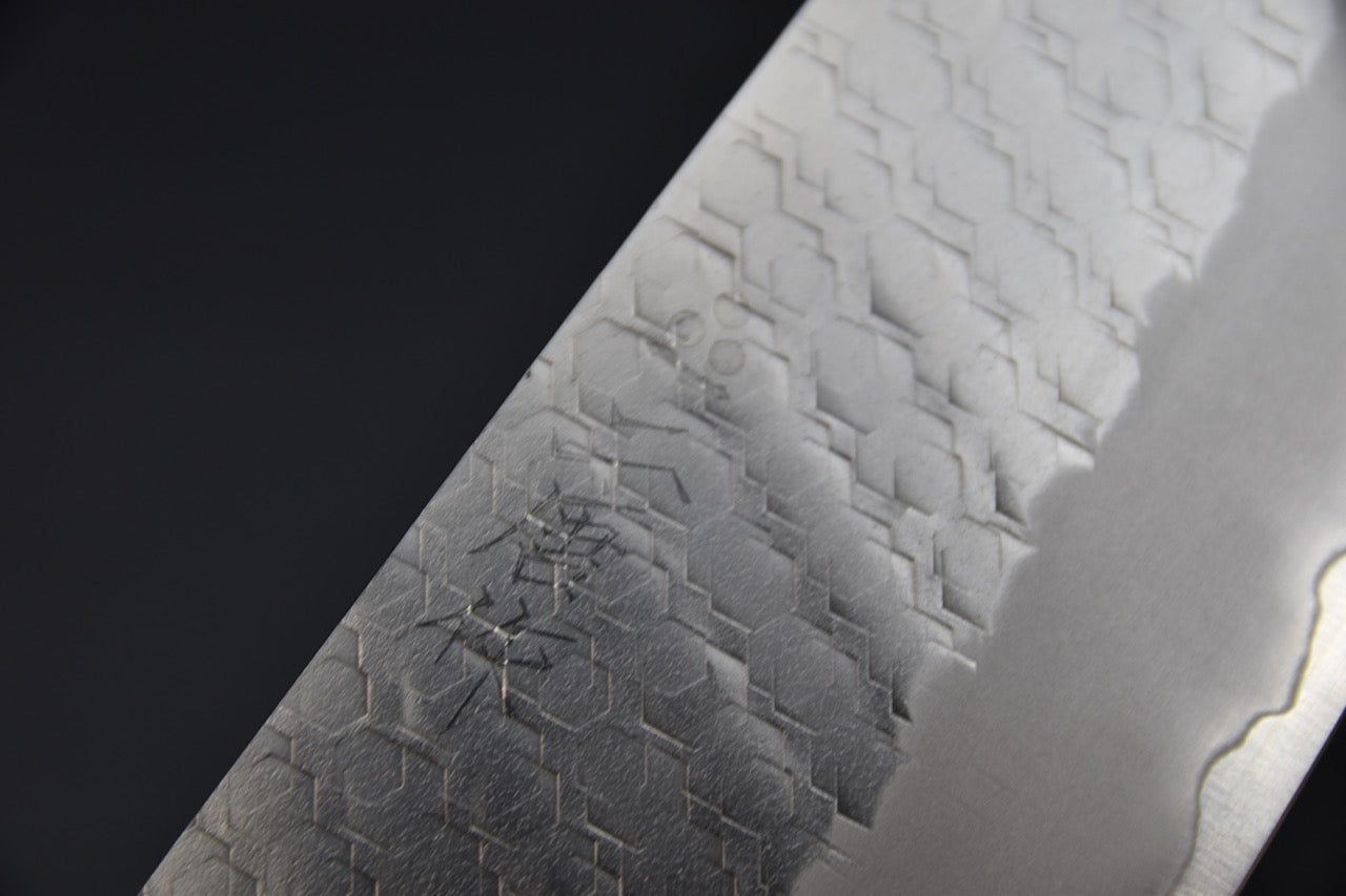 Nigara Hamono SG2 Migaki Tsuchime Gyuto Kiritsuke 210mm Turquoise #2