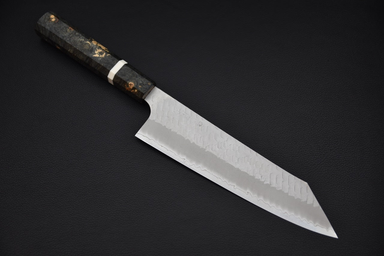 Nigara Hamono SG2 Migaki Tsuchime Kiritsuke Gyuto 210mm Bouleau