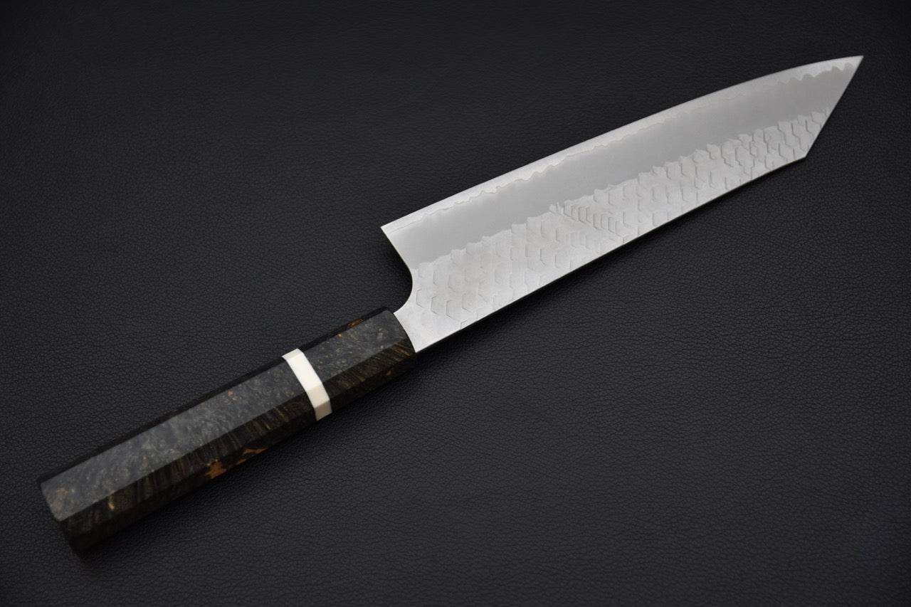 Nigara Hamono SG2 Migaki Tsuchime Kiritsuke Gyuto 210mm Bouleau
