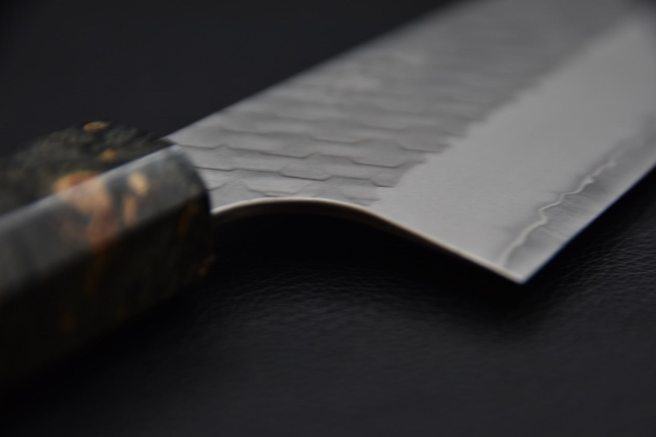 Nigara Hamono SG2 Migaki Tsuchime Kiritsuke Gyuto 210mm Bouleau