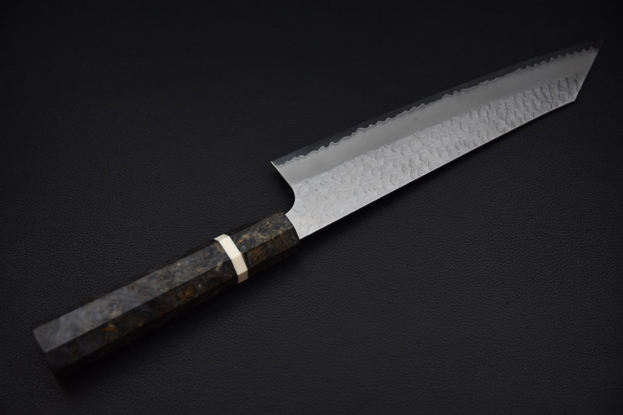 Nigara Hamono SG2 Migaki Tsuchime Kiritsuke Gyuto 240mm Bouleau