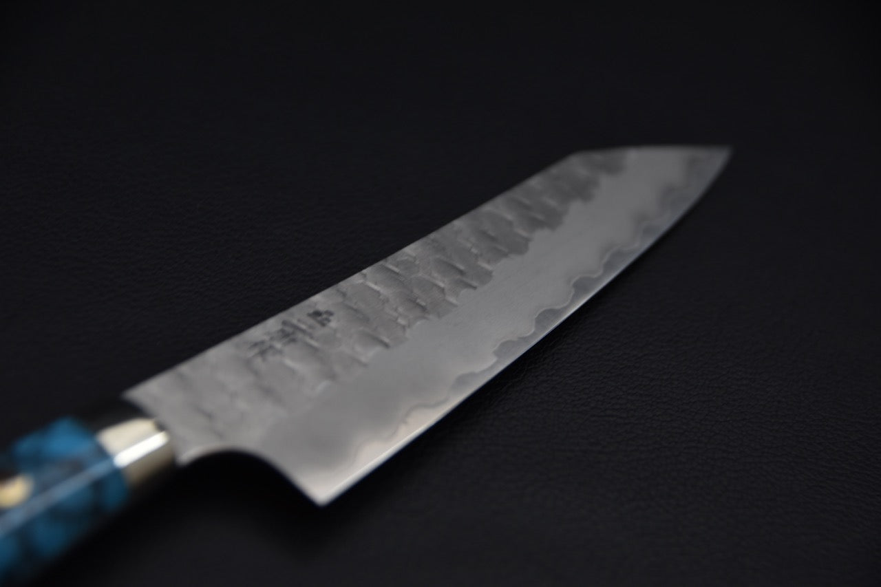 Nigara Hamono SG2 Migaki Tsuchime Kiritsuke Petty 150mm Turquoise