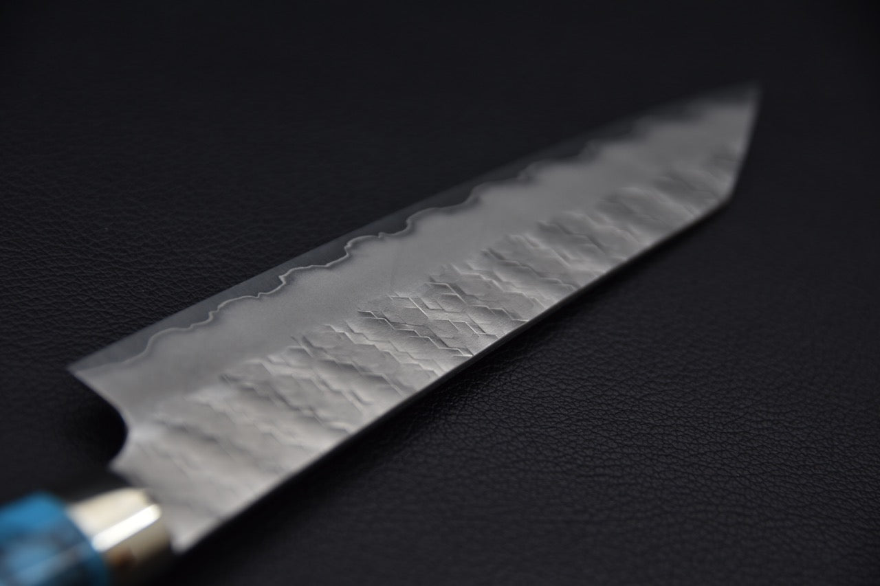 Nigara Hamono SG2 Migaki Tsuchime Kiritsuke Petty 150mm Turquoise