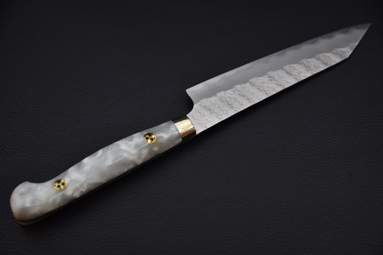 Nigara Hamono SG2 Migaki Tsuchime Kiritsuke Petty 150mm White Storm