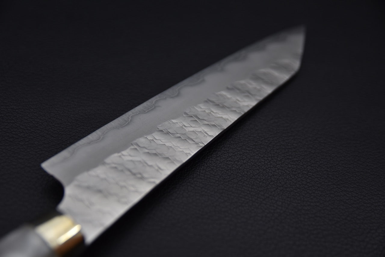 Nigara Hamono SG2 Migaki Tsuchime Kiritsuke Petty 150mm White Storm