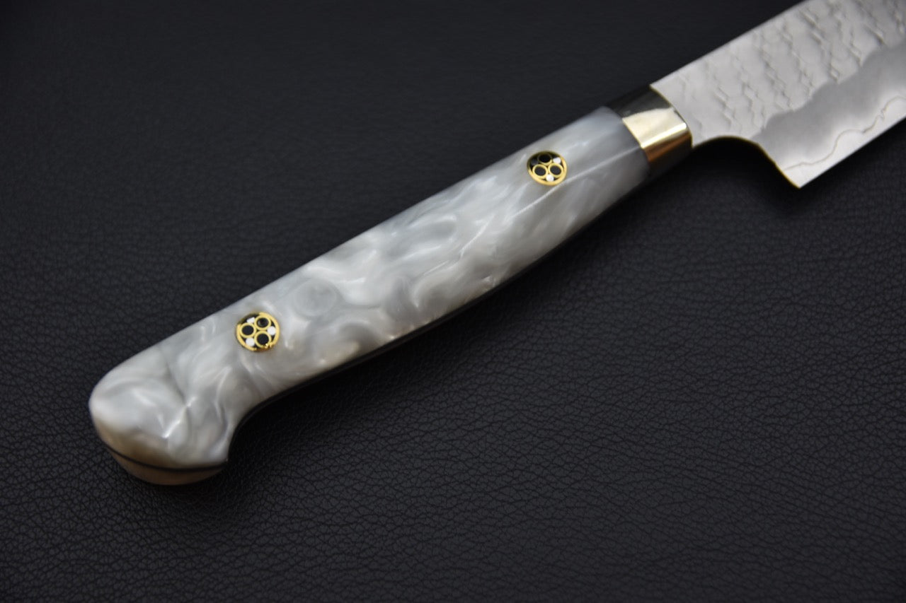 Nigara Hamono SG2 Migaki Tsuchime Kiritsuke Petty 150mm White Storm