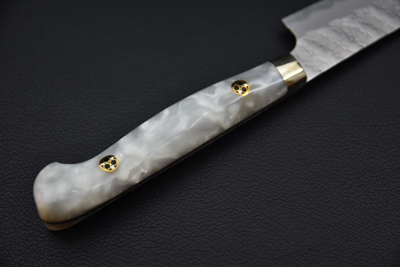 Nigara Hamono SG2 Migaki Tsuchime Kiritsuke Petty 150mm White Storm