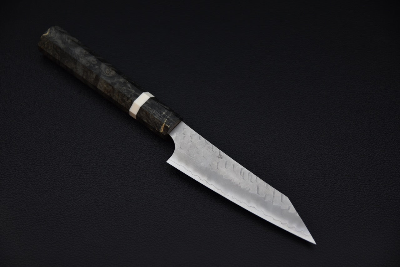 Nigara Hamono SG2 Migaki Tsuchime Kiritsuke Paring 95mm Bois de Bouleau
