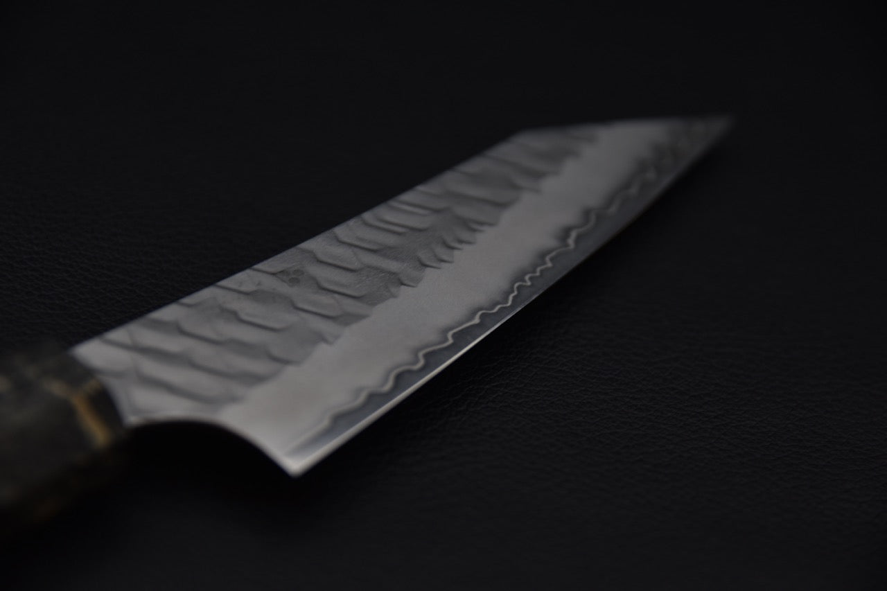 Nigara Hamono SG2 Migaki Tsuchime Kiritsuke Paring 95mm Bois de Bouleau