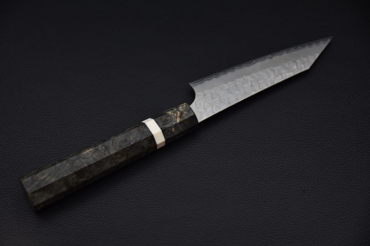 Nigara Hamono SG2 Migaki Tsuchime Kiritsuke Paring 95mm Bois de Bouleau