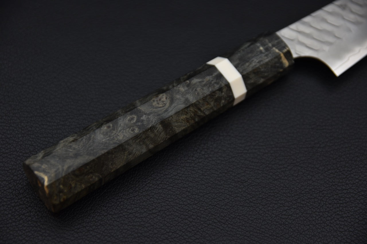 Nigara Hamono SG2 Migaki Tsuchime Kiritsuke Paring 95mm Bois de Bouleau