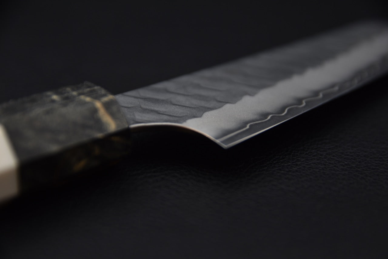 Nigara Hamono SG2 Migaki Tsuchime Kiritsuke Paring 95mm Bois de Bouleau