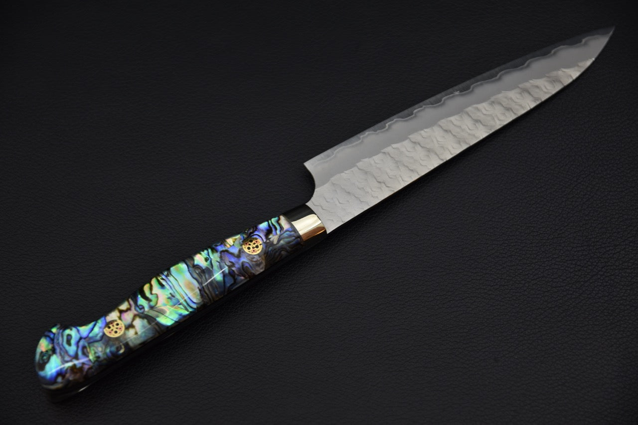 Nigara Hamono SG2 Migaki Tsuchime Petty 150mm Abalone