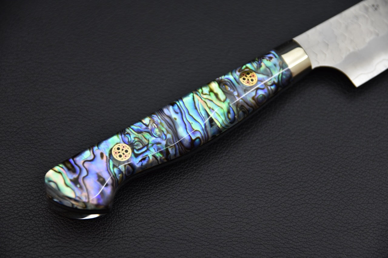 Nigara Hamono SG2 Migaki Tsuchime Petty 150mm Abalone
