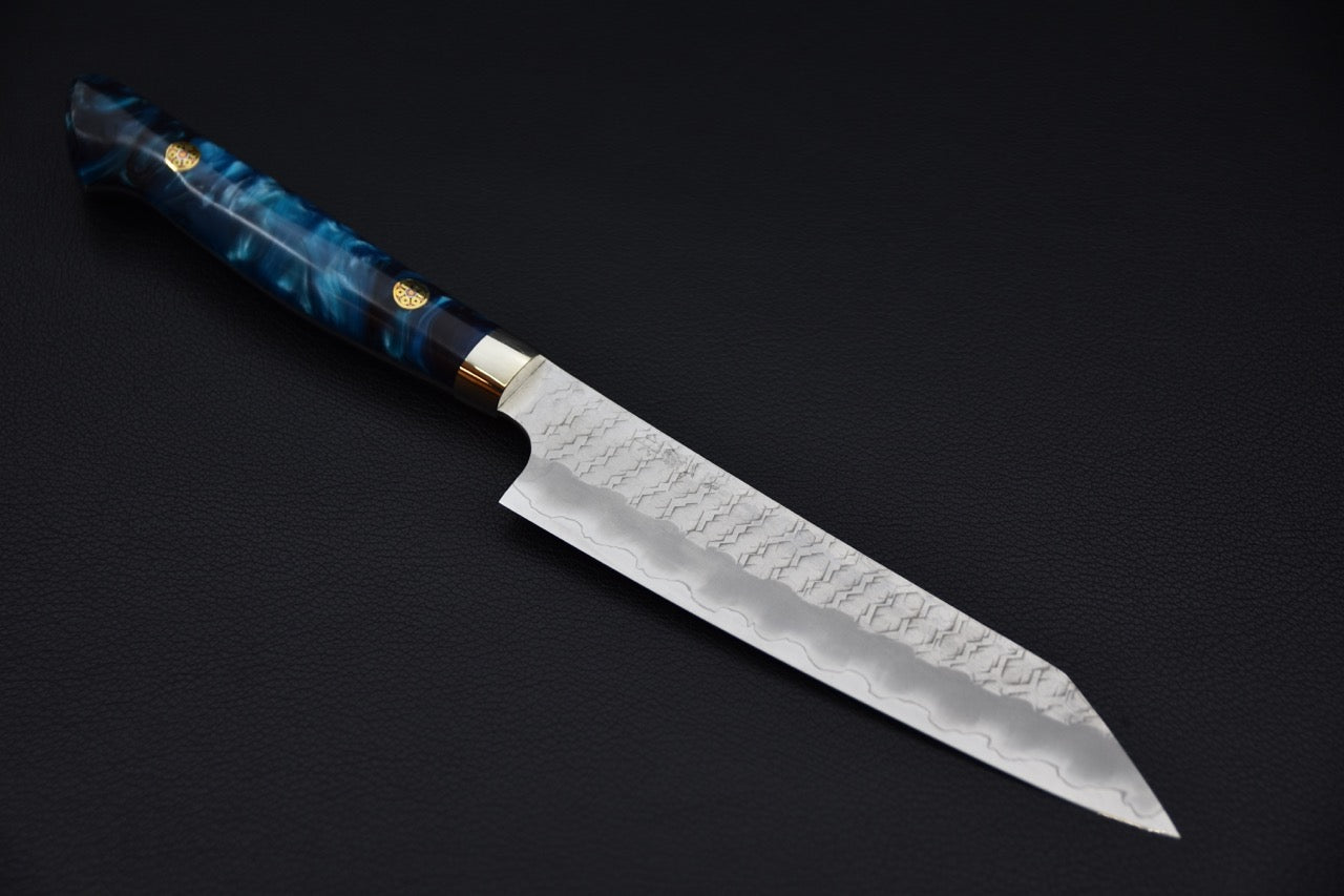 Nigara Hamono SG2 Migaki Tsuchime Kiritsuke Petty 150mm Tempête Hivernale