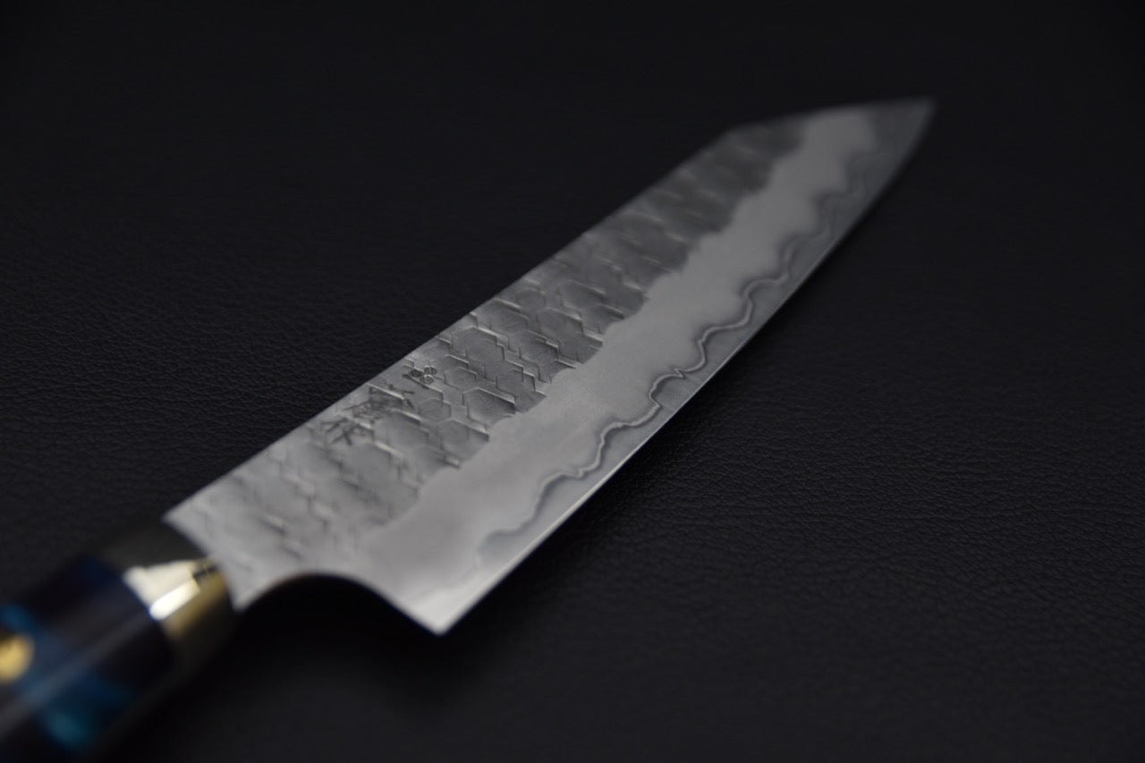 Nigara Hamono SG2 Migaki Tsuchime Kiritsuke Petty 150mm Tempête Hivernale
