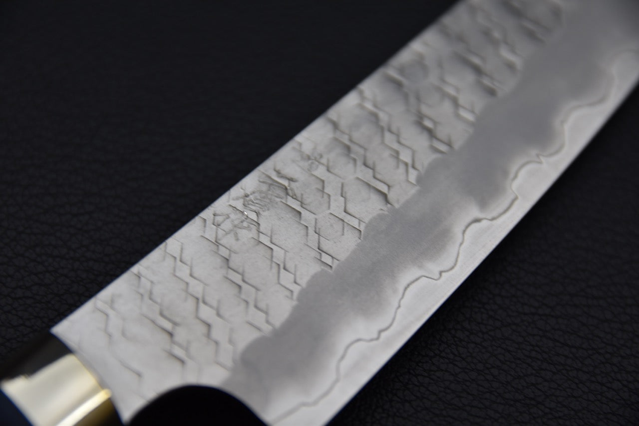 Nigara Hamono SG2 Migaki Tsuchime Kiritsuke Petty 150mm Tempête Hivernale