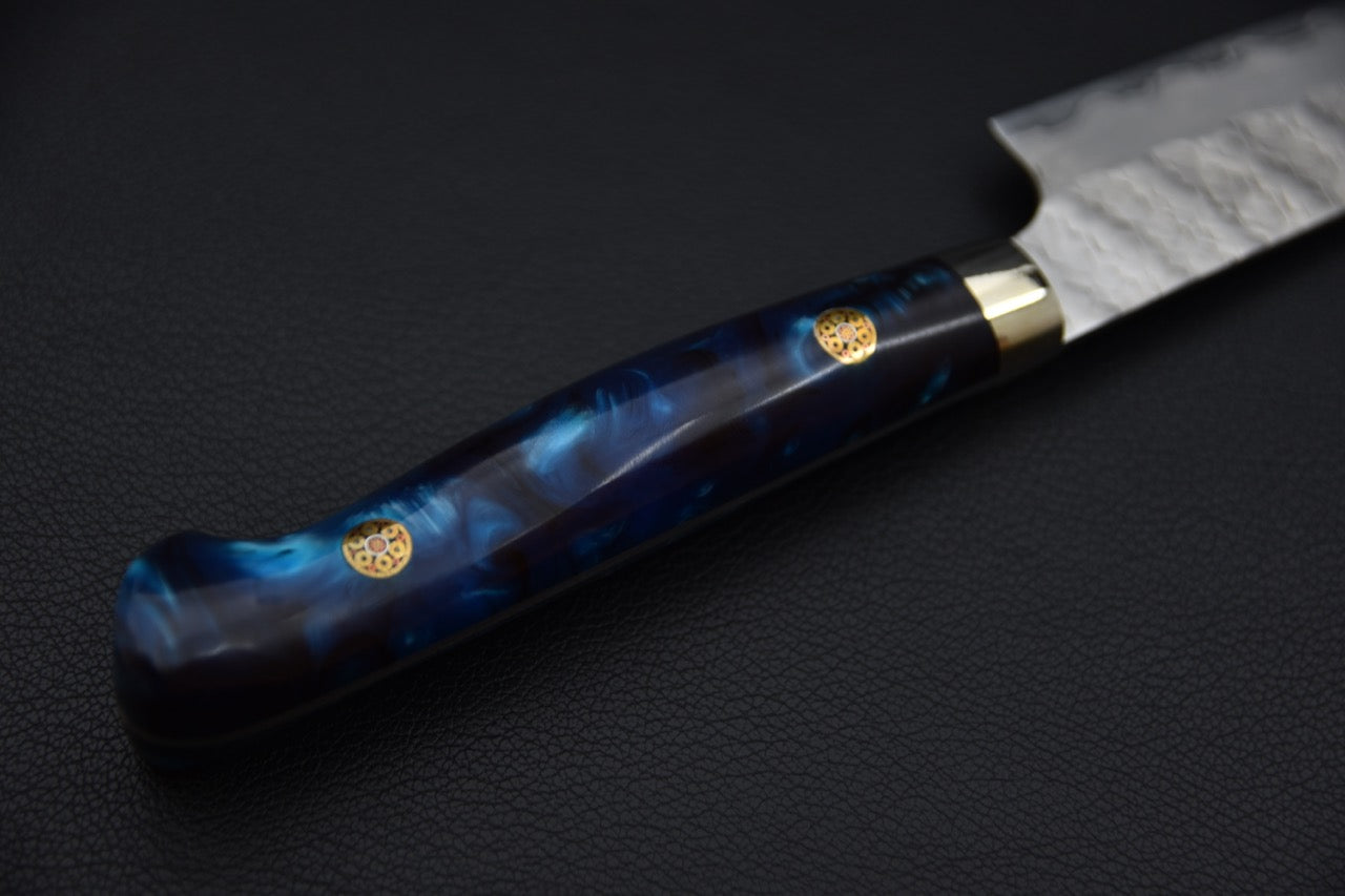 Nigara Hamono SG2 Migaki Tsuchime Kiritsuke Petty 150mm Tempête Hivernale