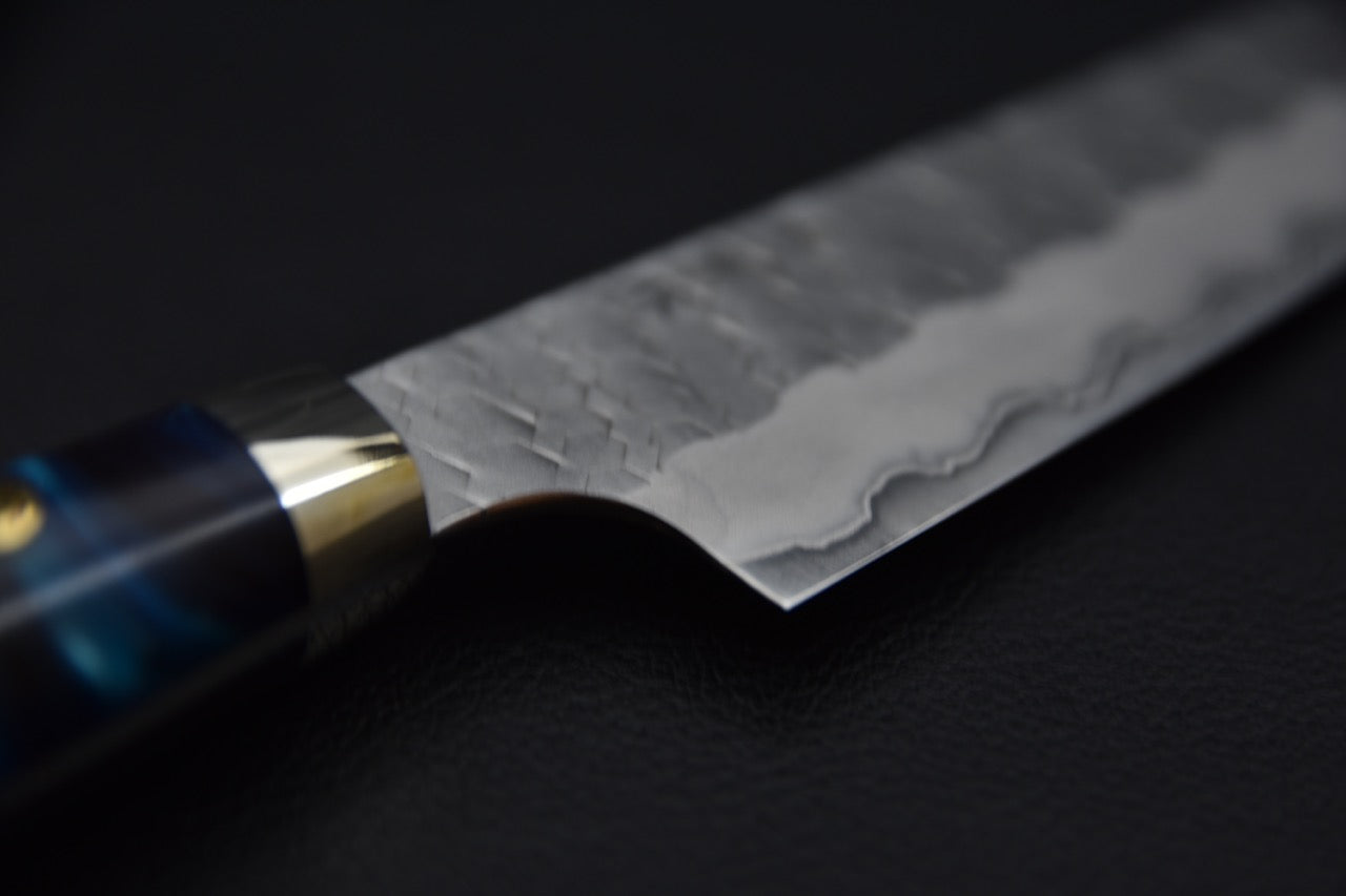 Nigara Hamono SG2 Migaki Tsuchime Kiritsuke Petty 150mm Tempête Hivernale