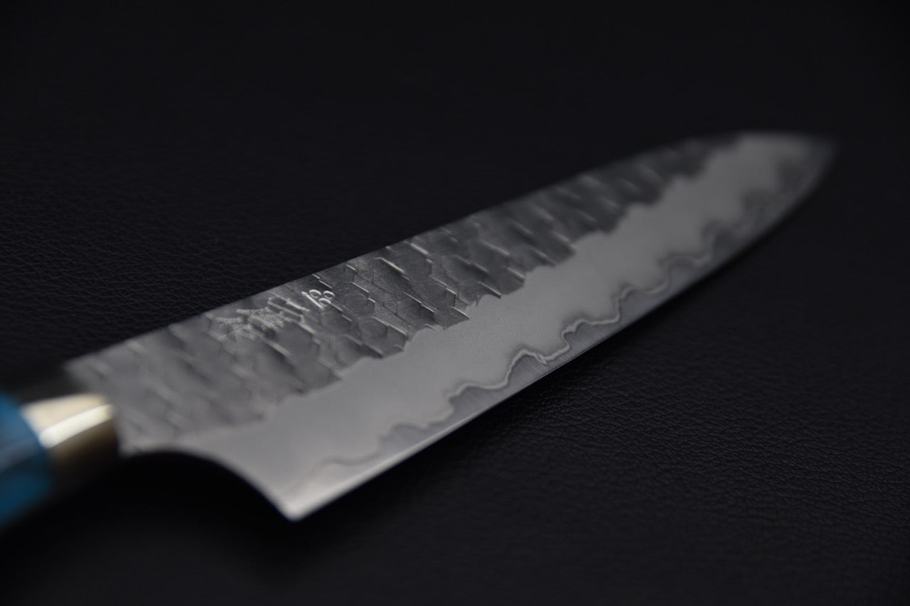 Nigara Hamono SG2 Migaki Tsuchime Petty 150mm Turquoise