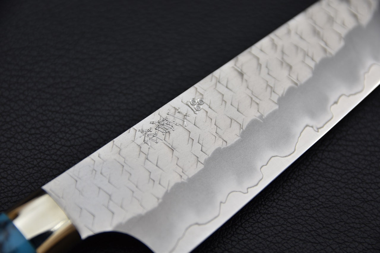 Nigara Hamono SG2 Migaki Tsuchime Petty 150mm Turquoise