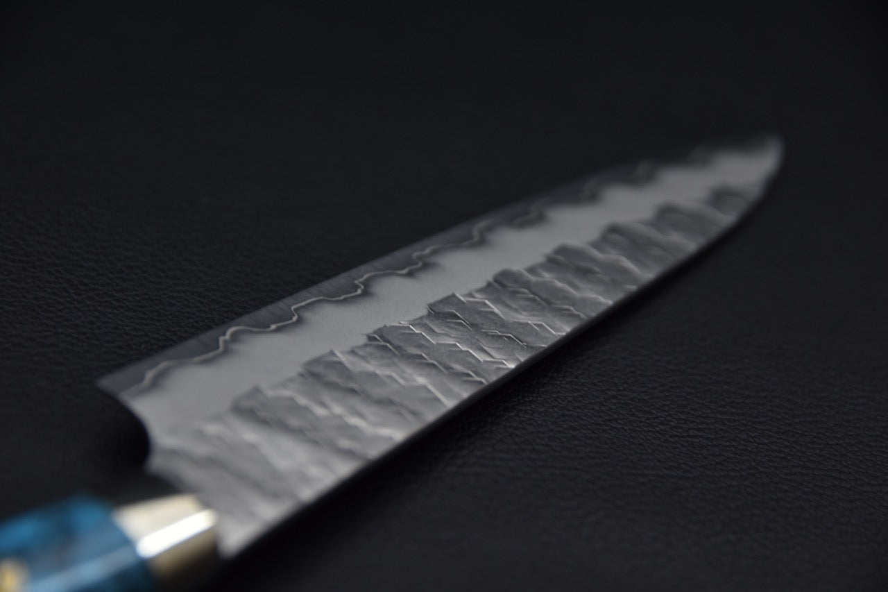 Nigara Hamono SG2 Migaki Tsuchime Petty 150mm Turquoise