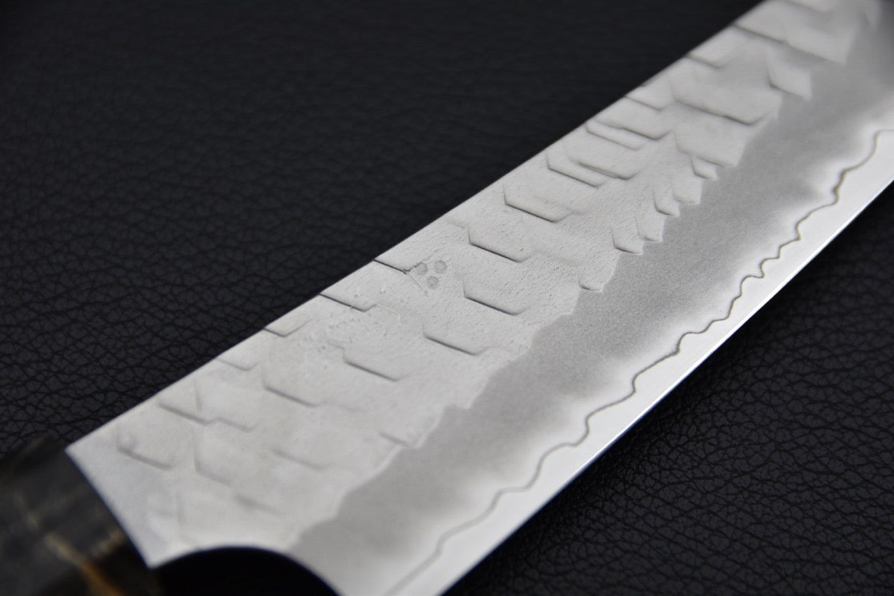 Nigara Hamono SG2 Migaki Tsuchime Petty Kiritsuke 120mm Bouleau