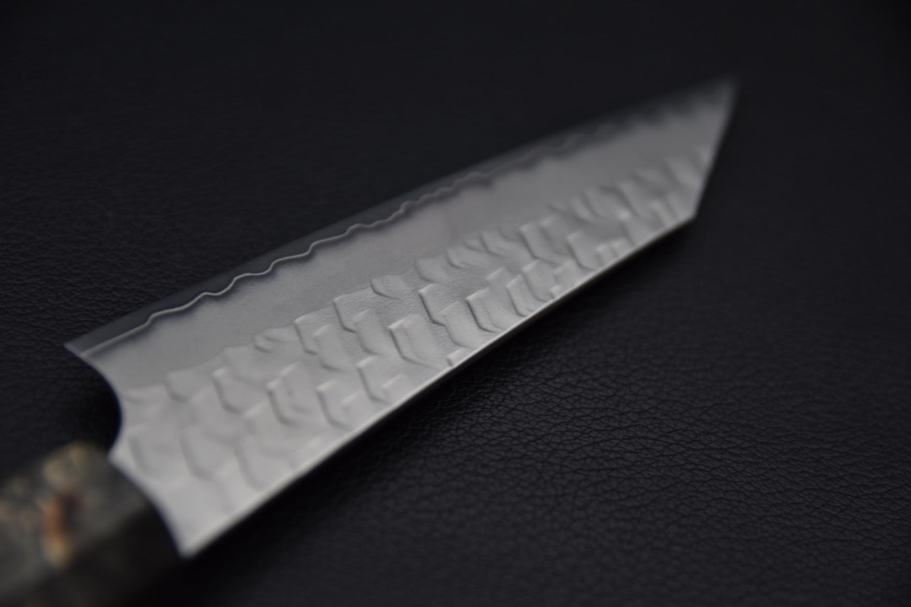 Nigara Hamono SG2 Migaki Tsuchime Petty Kiritsuke 120mm Bouleau