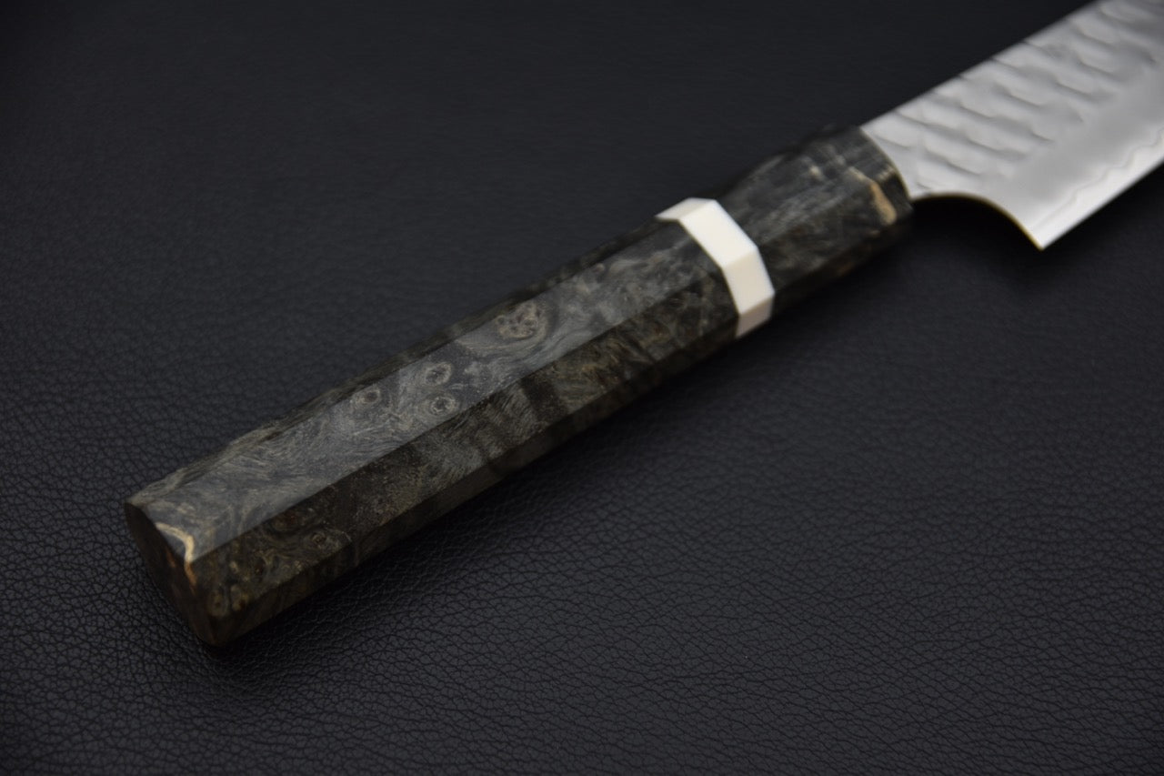 Nigara Hamono SG2 Migaki Tsuchime Petty Kiritsuke 120mm Bouleau