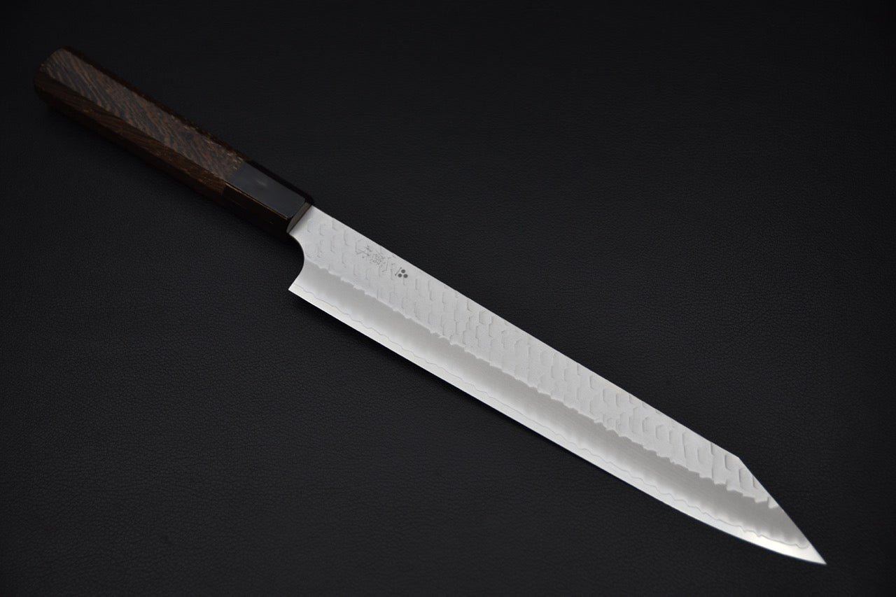 Nigara Hamono SG2 Migaki Tsuchime Sujihiki Kiritsuke 255mm Tagayasan