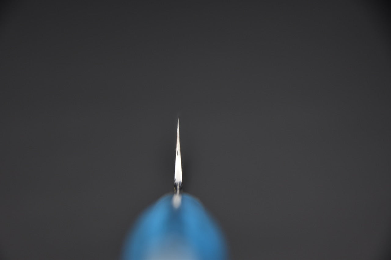 Nigara Hamono SG2 Petty Kiritsuke Tuschime Kurouchi 150mm Turquoise