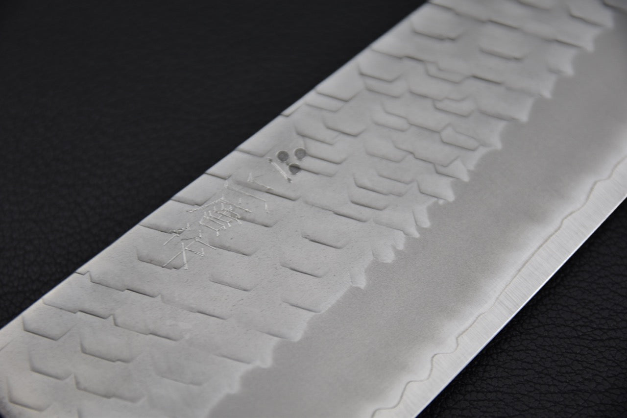 Nigara Hamono SG2 Santoku Tsuchime Migaki Bouleau