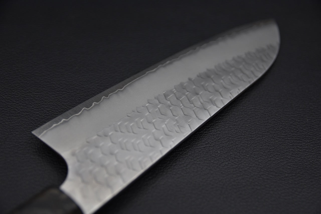 Nigara Hamono SG2 Santoku Tsuchime Migaki Bouleau