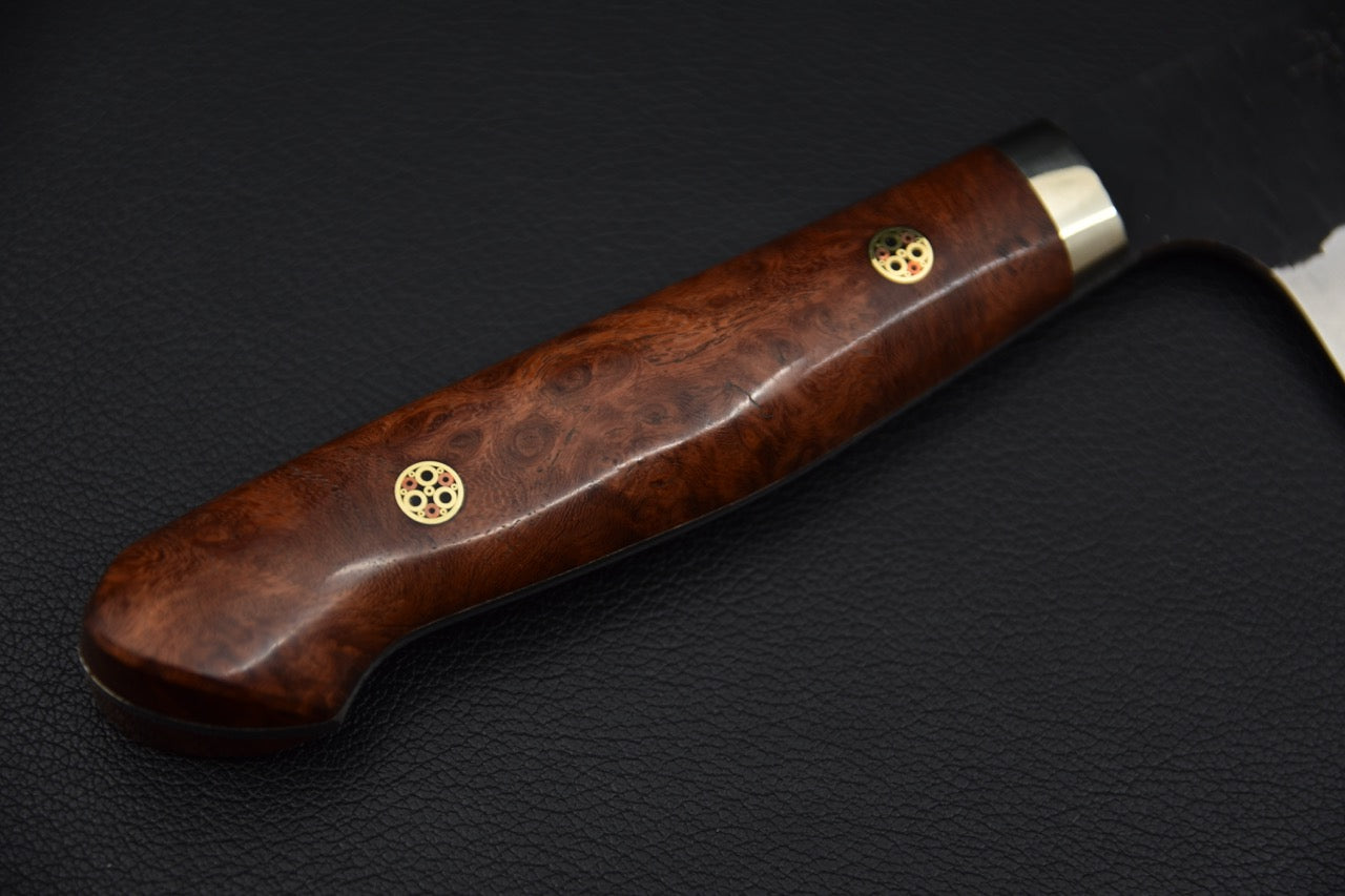 Nigara Hamono SG2 Tsuchime Kurouchi Santoku Karin