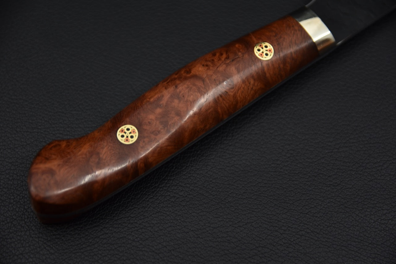 Nigara Hamono SG2 Tsuchime Kurouchi Santoku Karin