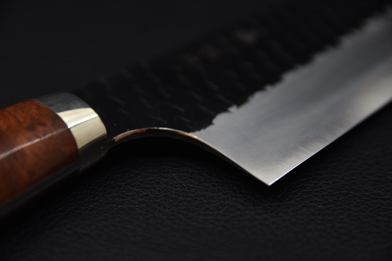 Nigara Hamono SG2 Tsuchime Kurouchi Santoku Karin