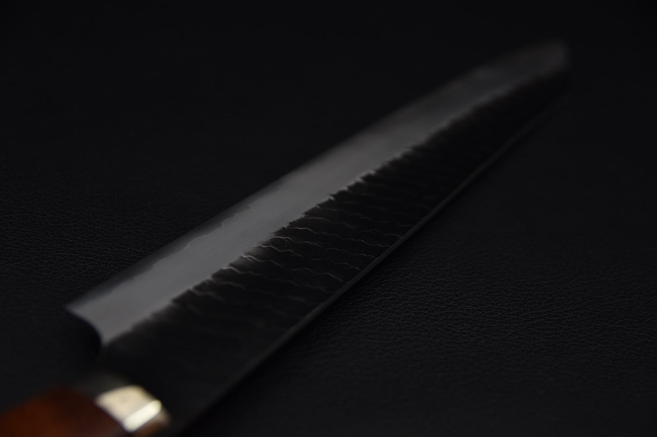 Nigara Hamono SG2 Tsuchime Kurouchi Sujihiki Kiritsuke 255mm Karin
