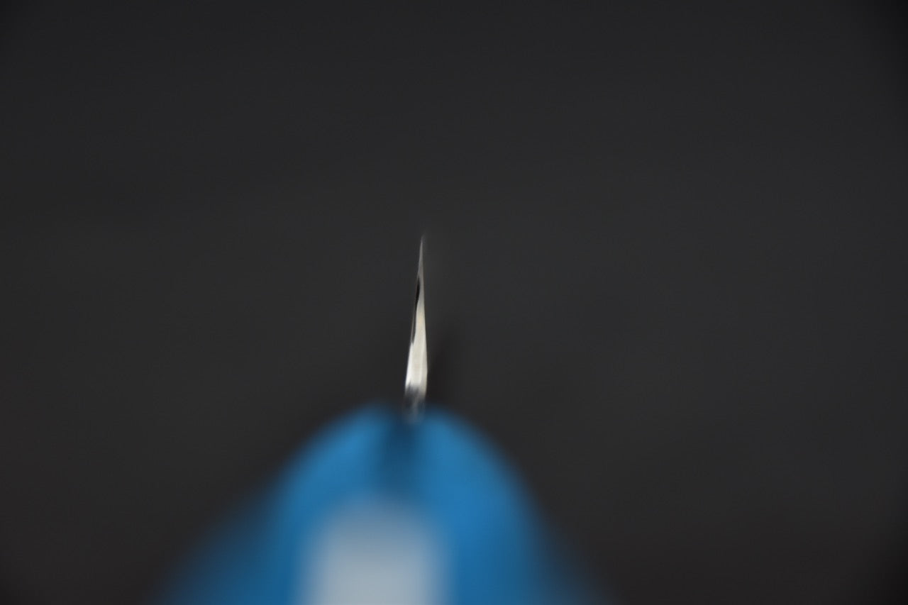 Nigara Hamono SG2 Tsuchime Kurouchi Sujihiki Kiritsuke 255mm Turquoise