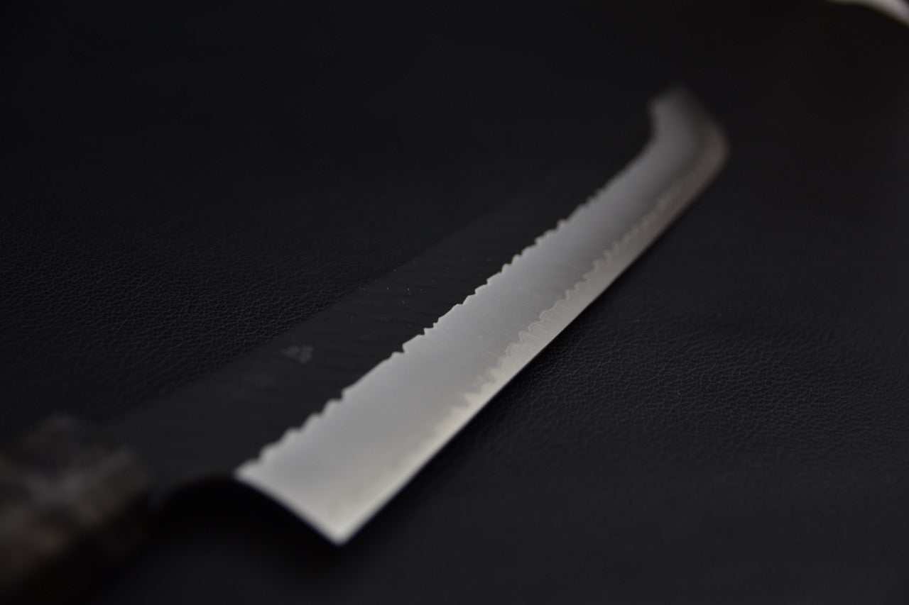 Nigara Hamono SG2 Tsuchime Kurouchi Sujihiki Sakimaru 270mm Bouleau