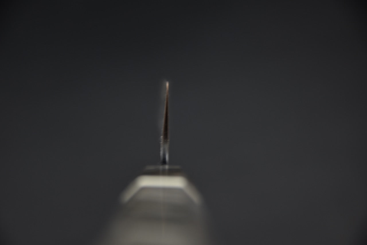 Nigara Hamono SG2 Tsuchime Kurouchi Sujihiki Sakimaru 270mm Bouleau