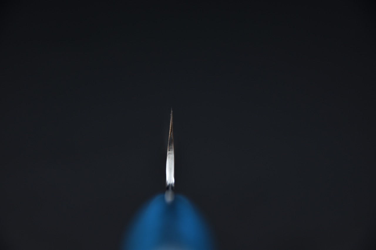 Nigara Hamono SG2 Tsuchime Kurouchi Sujihiki Sakimaru 270mm Turquoise